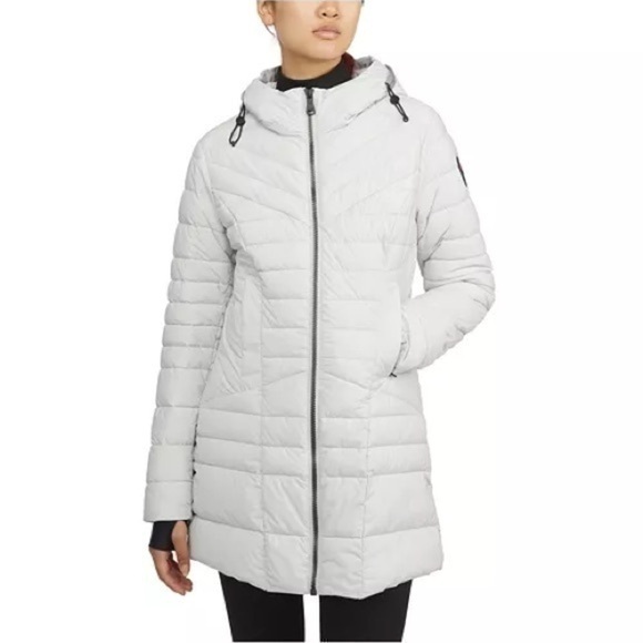 Pajar Women's Cort Fixed Hood Puffer Jacket With Reflective Trim